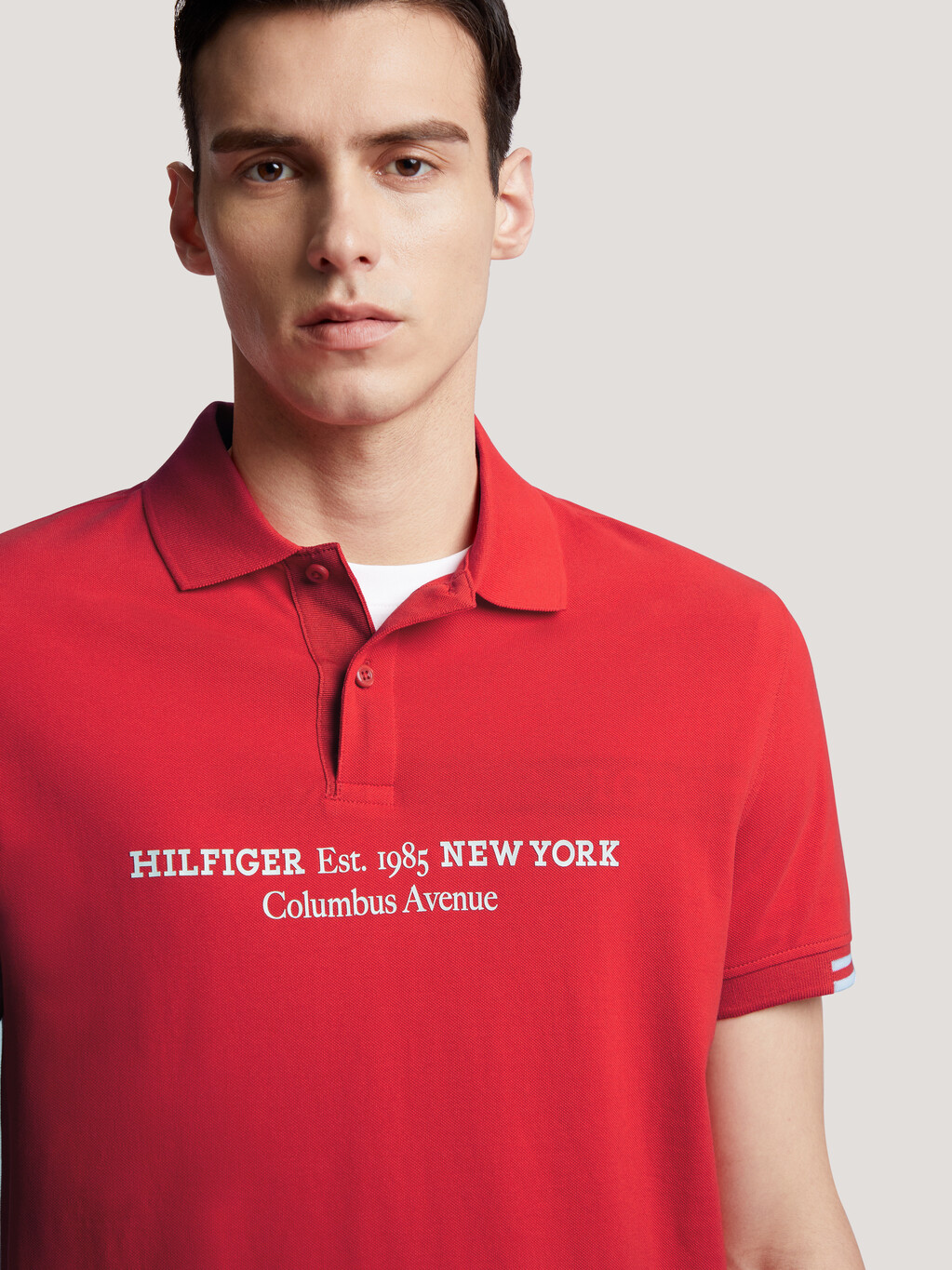 Established Signature Polo | red | Tommy Hilfiger Malaysia