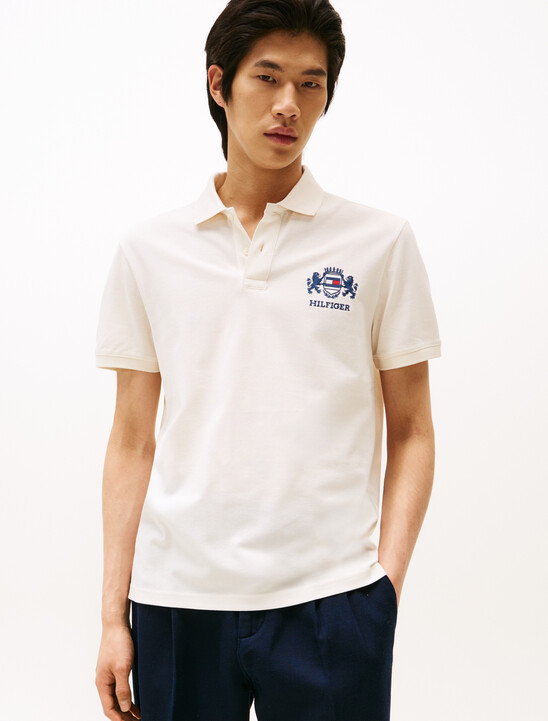 Regular Fit Logo Embroidery Polo Shirt