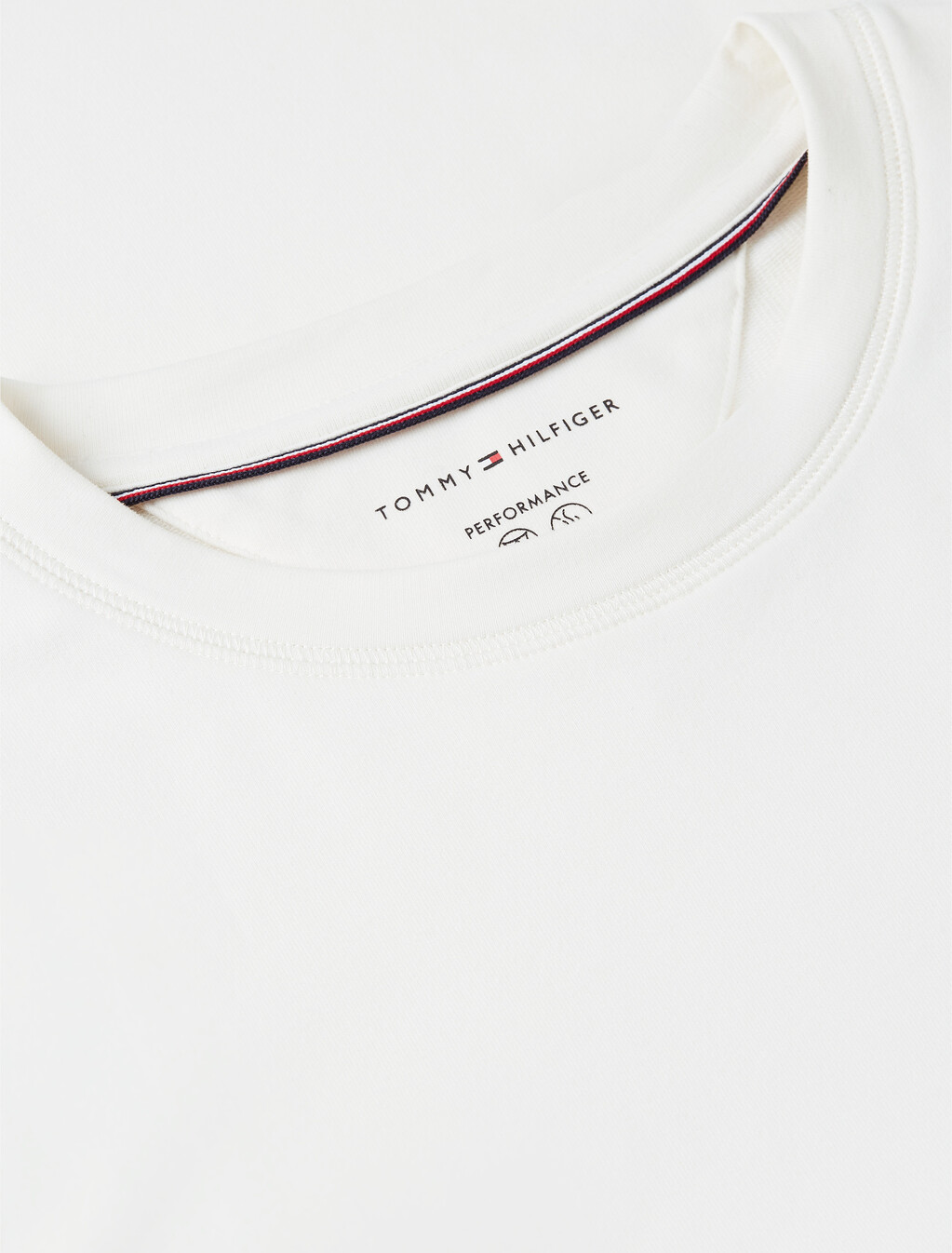 Performance Flex Peached Terry T-Shirt, Ivory Petal, hi-res