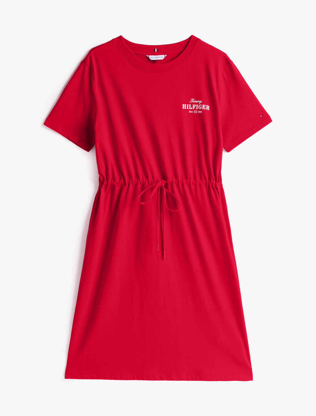 Hilfiger T-Shirt Dress, Primary Red, hi-res