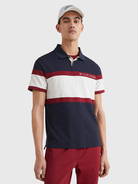 RUGBY COLOR BLOCK POLO