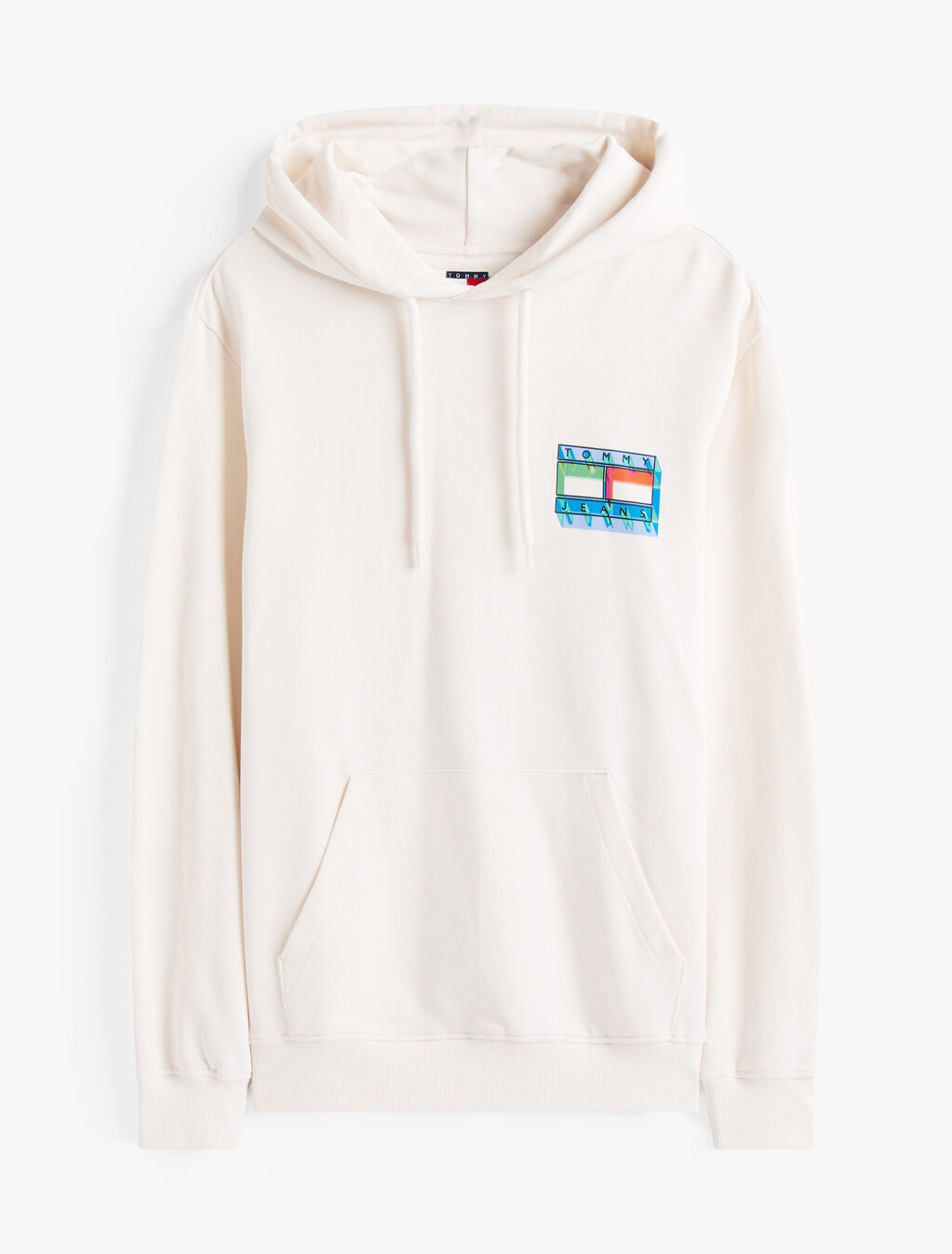 Back Graphic Terry Hoody, Ancient White, hi-res