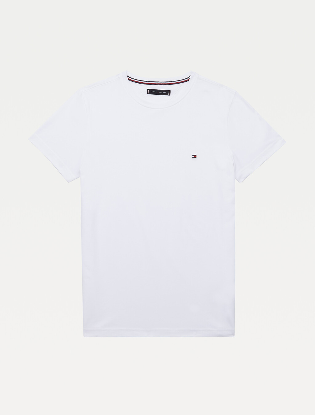 Slim Fit Stretch Tee, BRIGHT WHITE, hi-res
