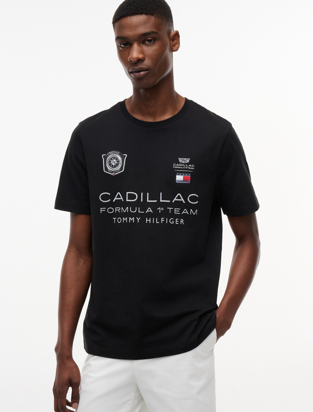 TH x Cadillac Formula 1&reg; Team Back Graphic T-Shirt, Black, hi-res