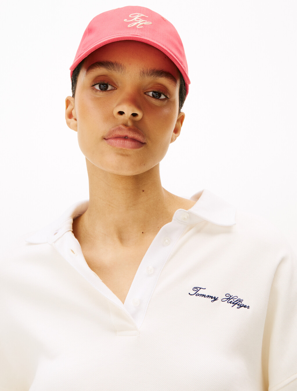Embroidered Cap, Washed Cherry, hi-res