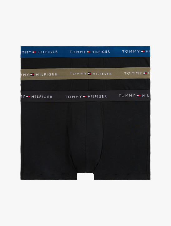 3-Pack Logo Waistband Trunks