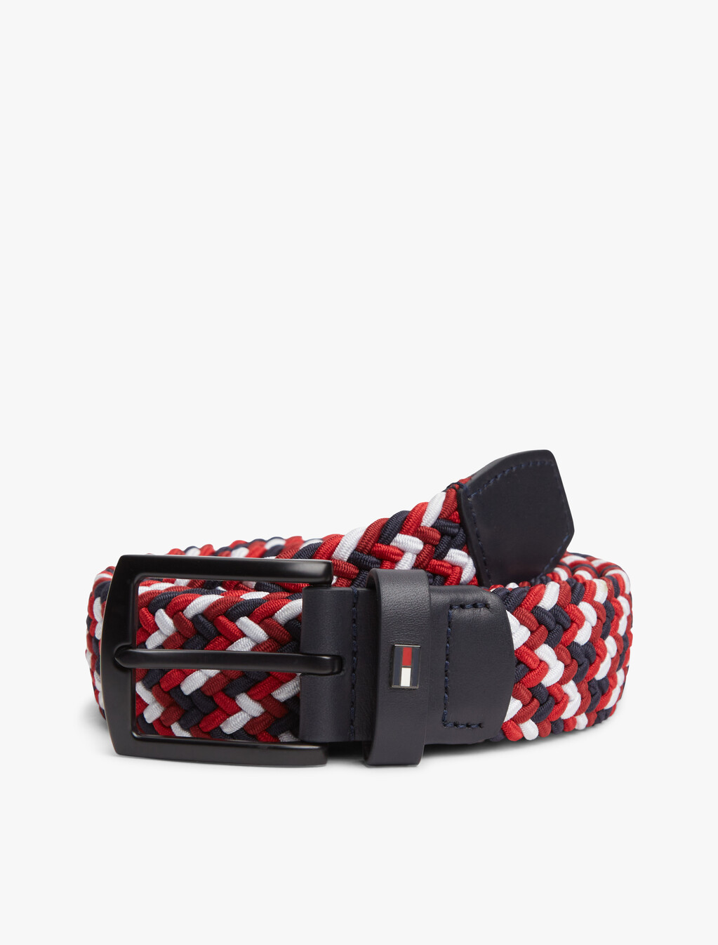 Denton Braided Elastic Belt, Space Blue, hi-res