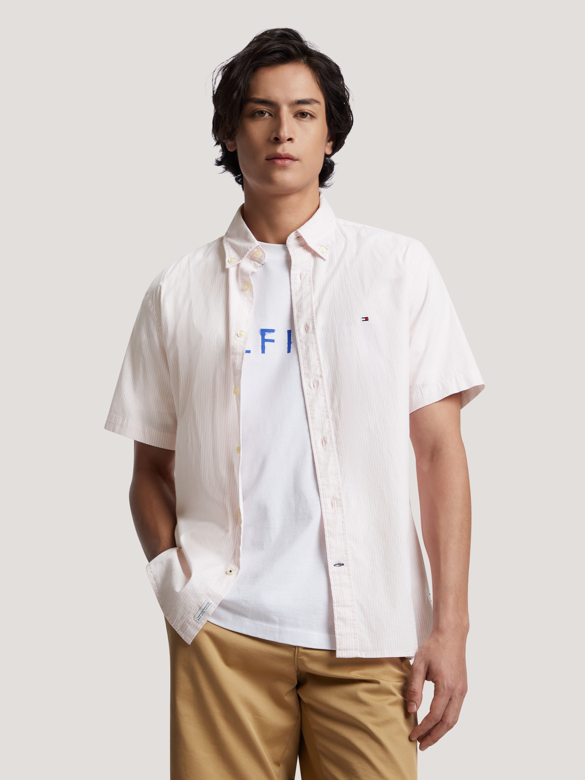 Tommy hilfiger 2024 short sleeve shirt