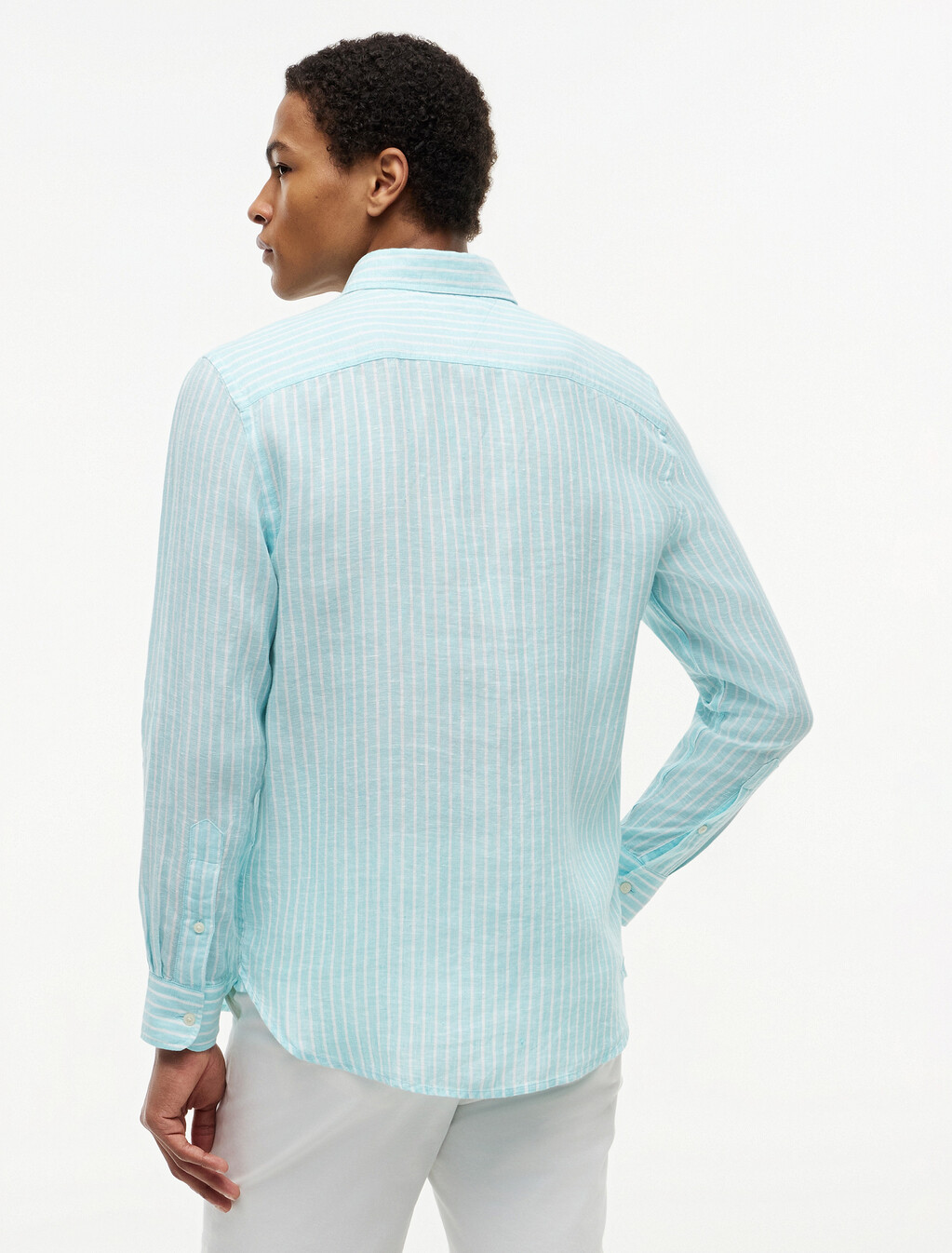 Asia Fit Bengal Stripe Regular Shirt, Arctic Aqua / Stripe, hi-res