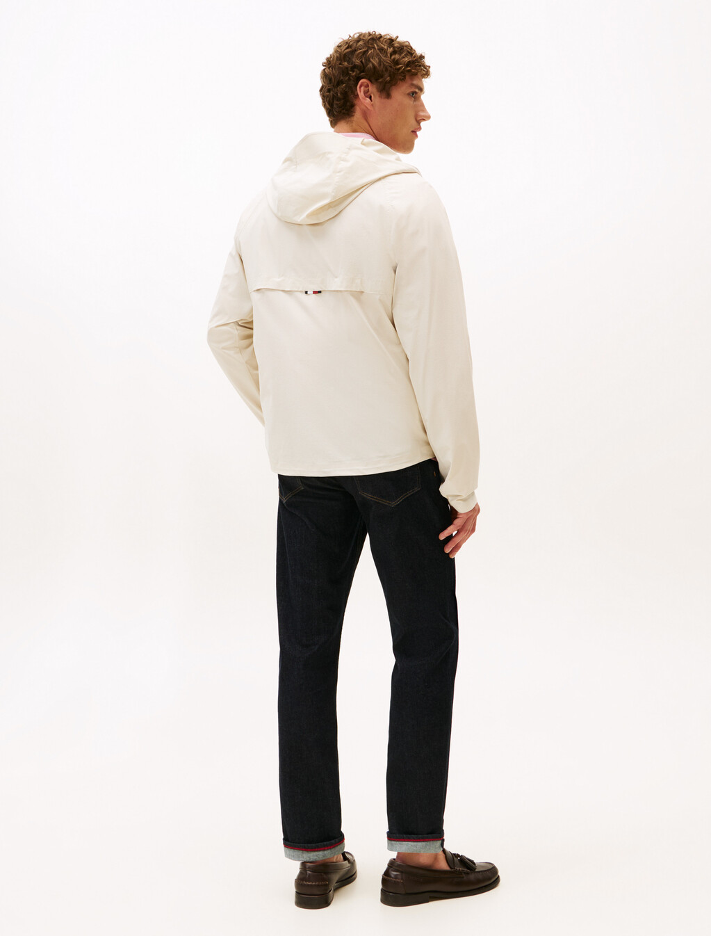 Tech Hooded Jacket, Newsprint, hi-res