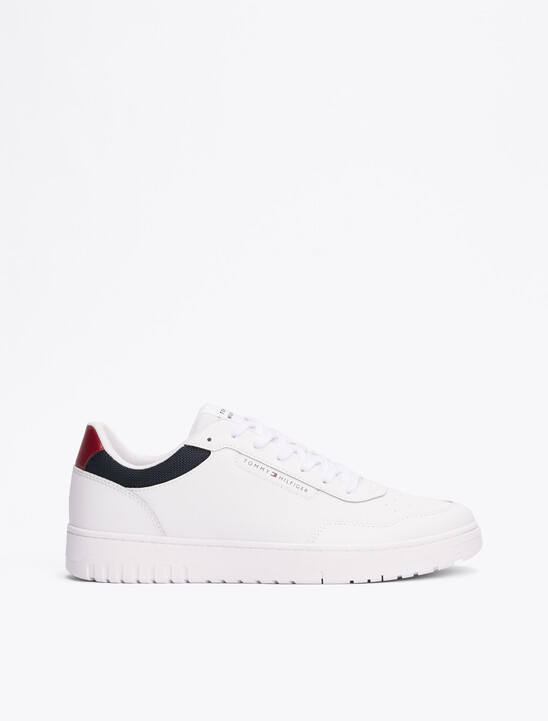 Mixed Texture Basketball Trainers
