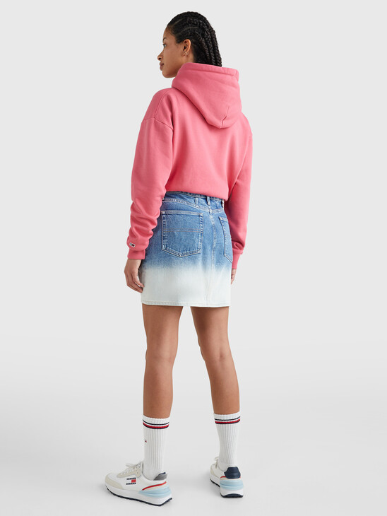 MOM OMBRÉ DENIM SKIRT