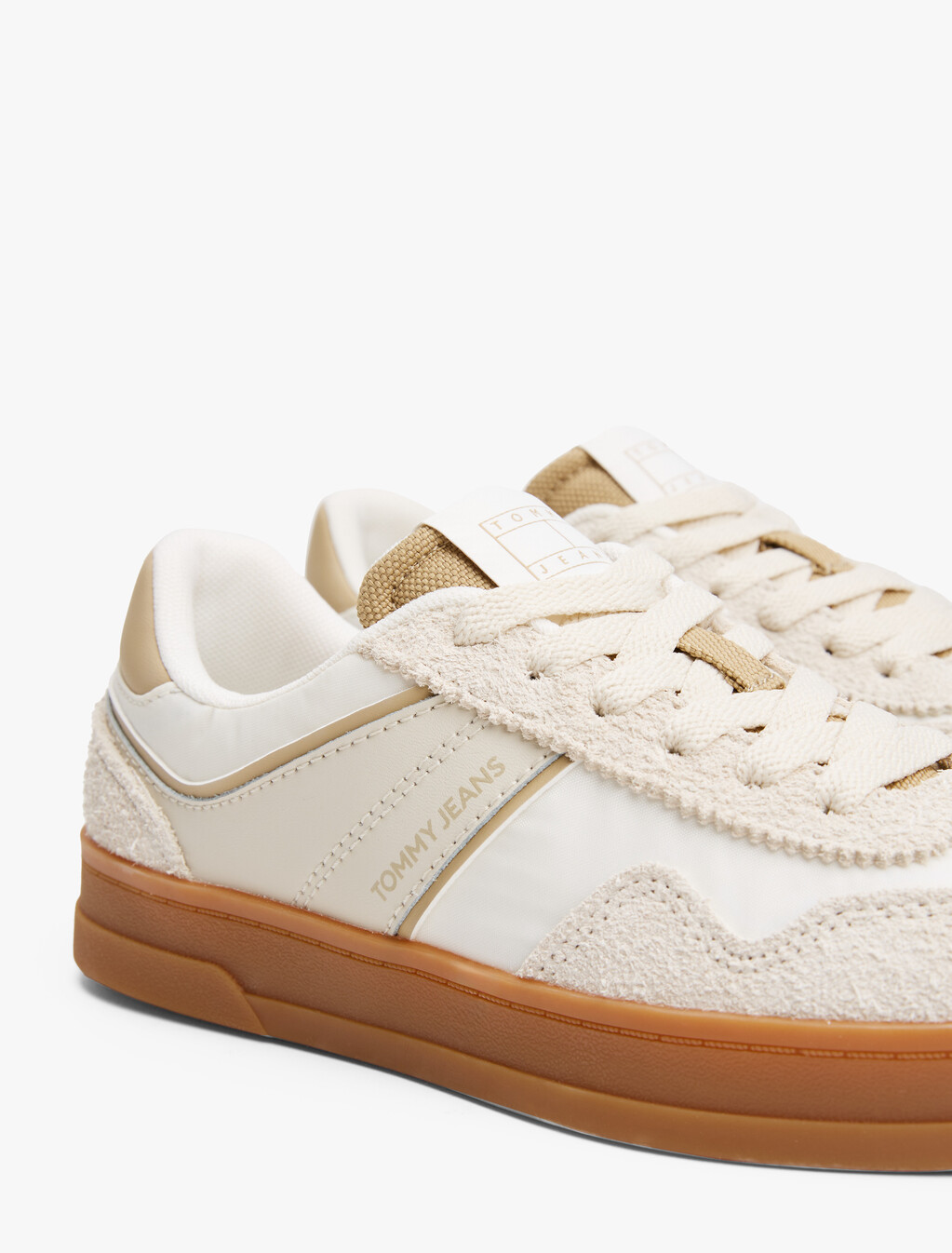 The Greenwich Leather Trainers, Newsprint, hi-res