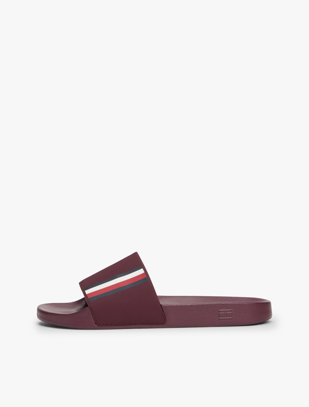 Textured Pool Slides, Deep Burgundy, hi-res