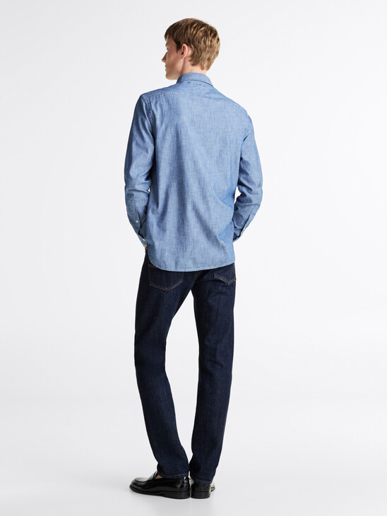 Regular Fit Chambray Shirt