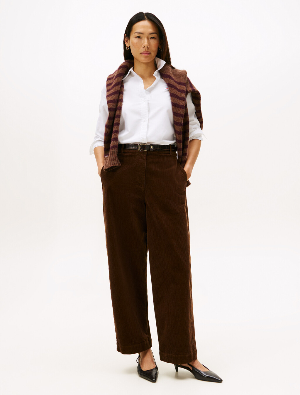 Asia Fit Relaxed Oxford Shirt, Th Optic White, hi-res