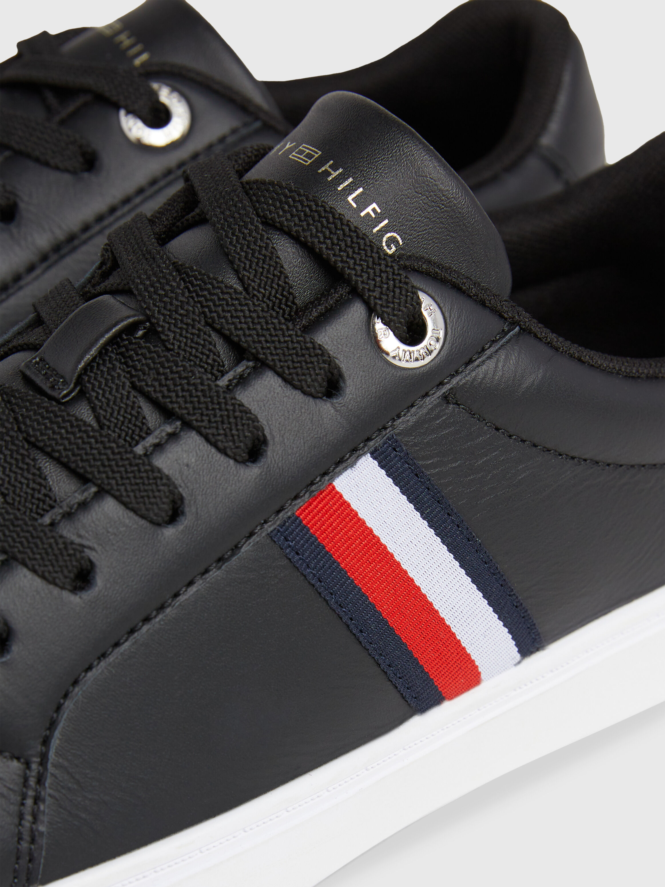 Tommy hilfiger stripe low top new arrivals trainers