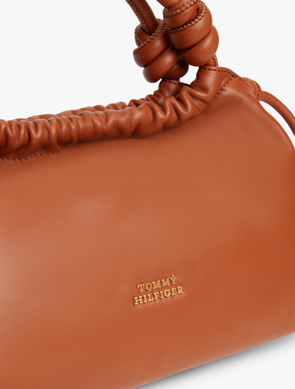 Soft Leather Crossbody Bag, Cognac, hi-res