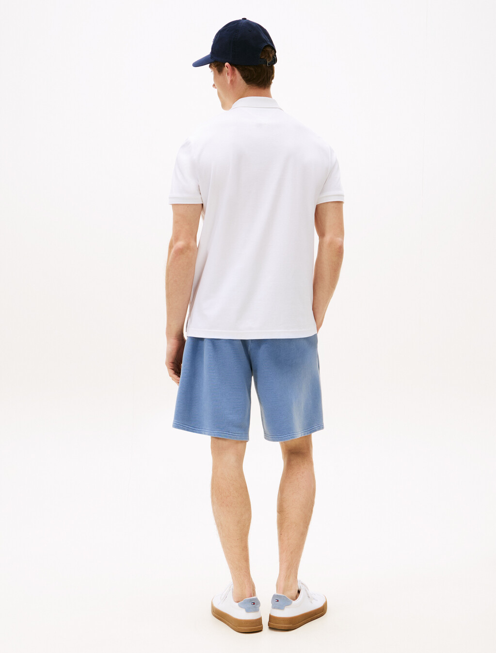 Interlock Zip Regular Polo, White, hi-res