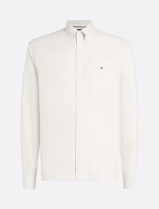 Stripe Organic Cotton Oxford Shirt, Sandalwood/ White, hi-res