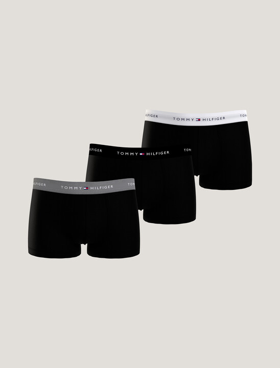 3-Pack Logo Waistband Trunks
