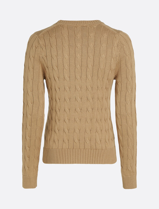 Cable Knit Pullover Sweater