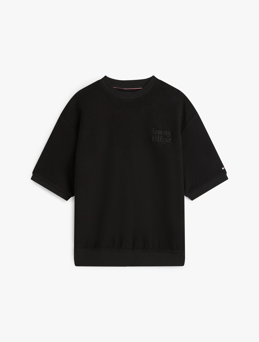Reverse Terry Sweatshirt, Black, hi-res