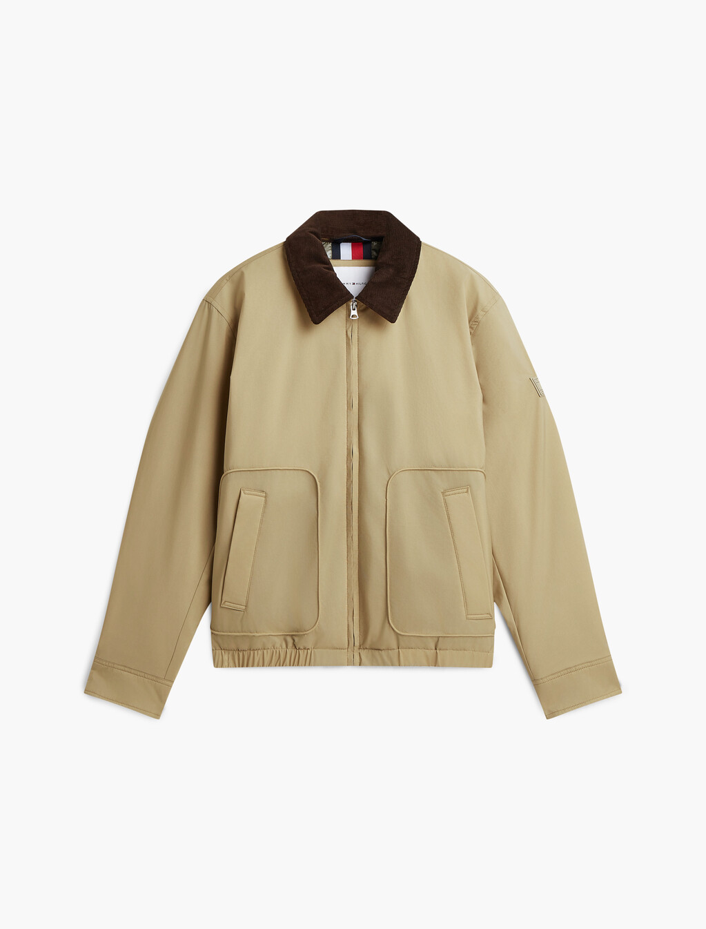 Padded Ripstop Zip-Thru Ivy Jacket, Western Khaki, hi-res