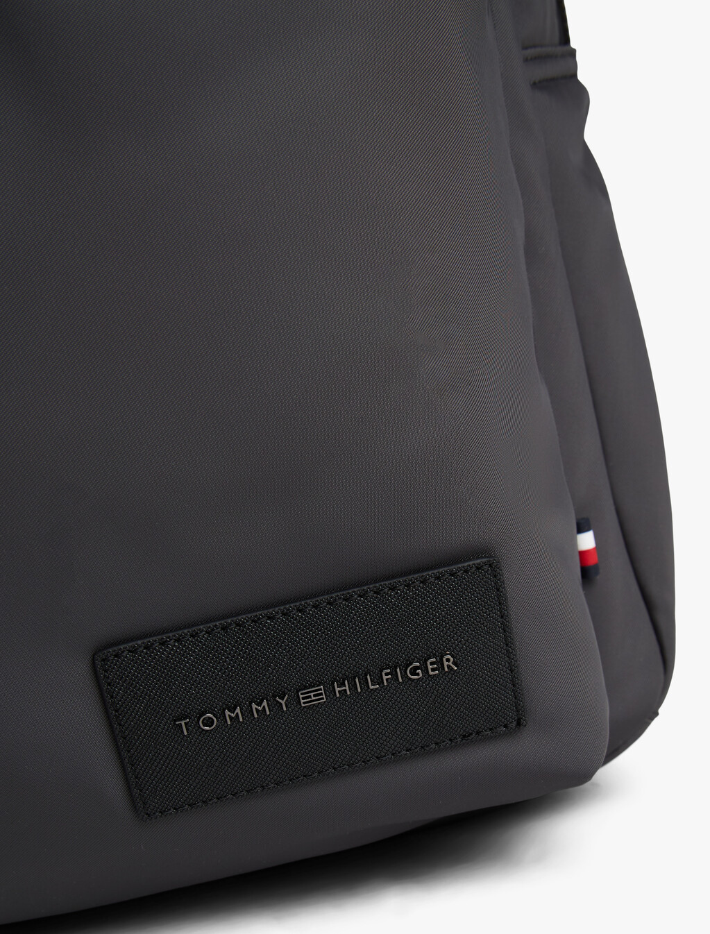 Textile Logo Patch Dome Backpack, Dark Grey, hi-res