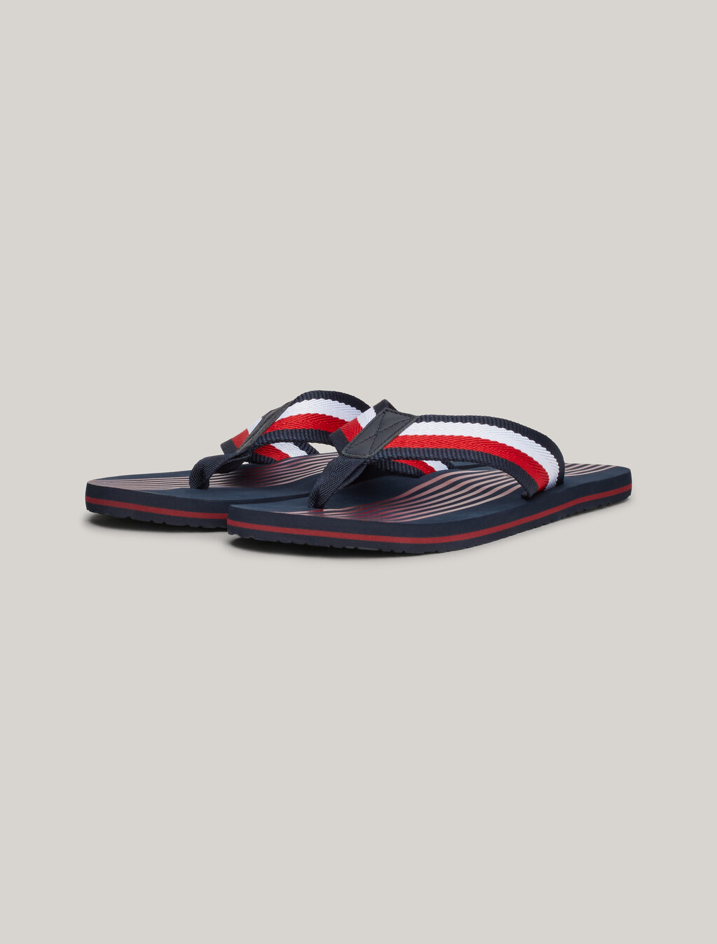 Signature Tape Strap Flip-Flops, Desert Sky, hi-res