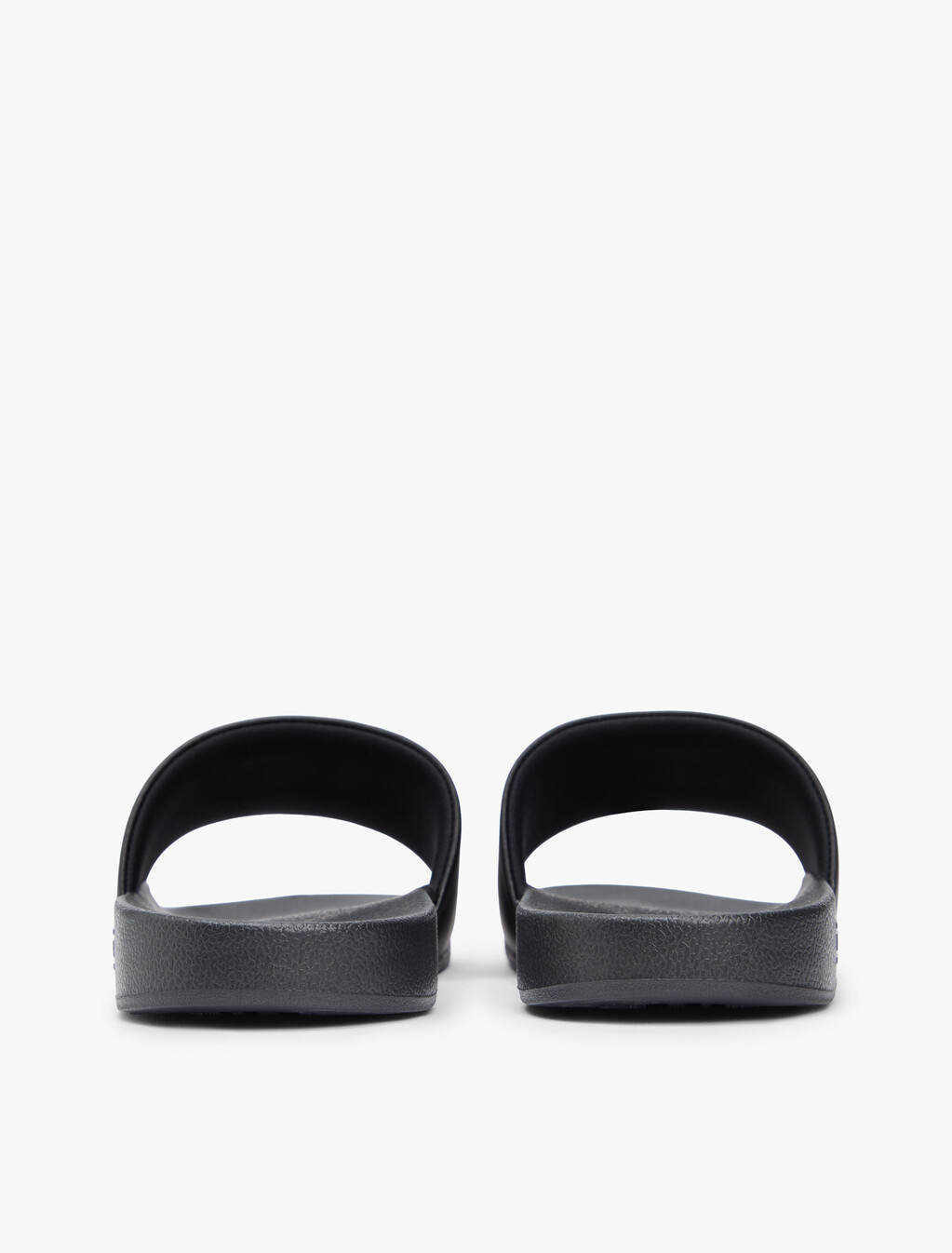 Logo Embroidery Pool Slides, Black, hi-res