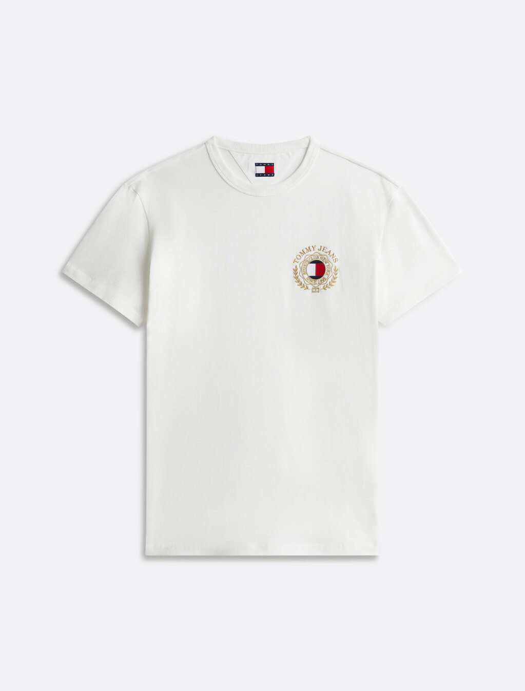 Tommy Crest T-Shirt, Ecru, hi-res