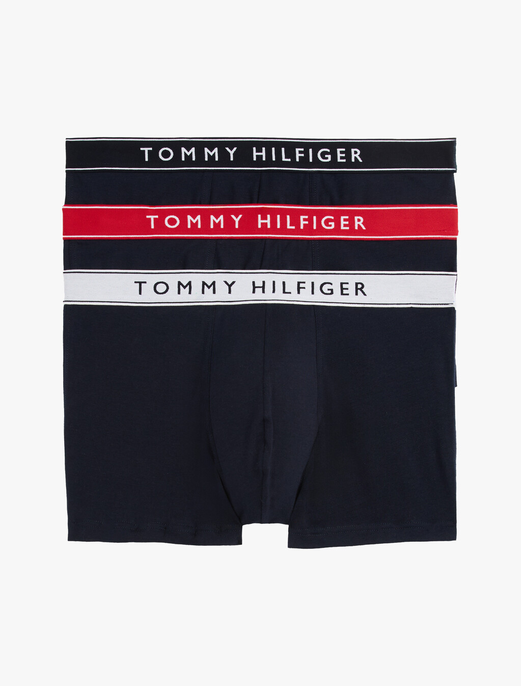 3-Pack Logo Waistband Trunks, Th Wht/ Med Red/ Dsrt Sky, hi-res