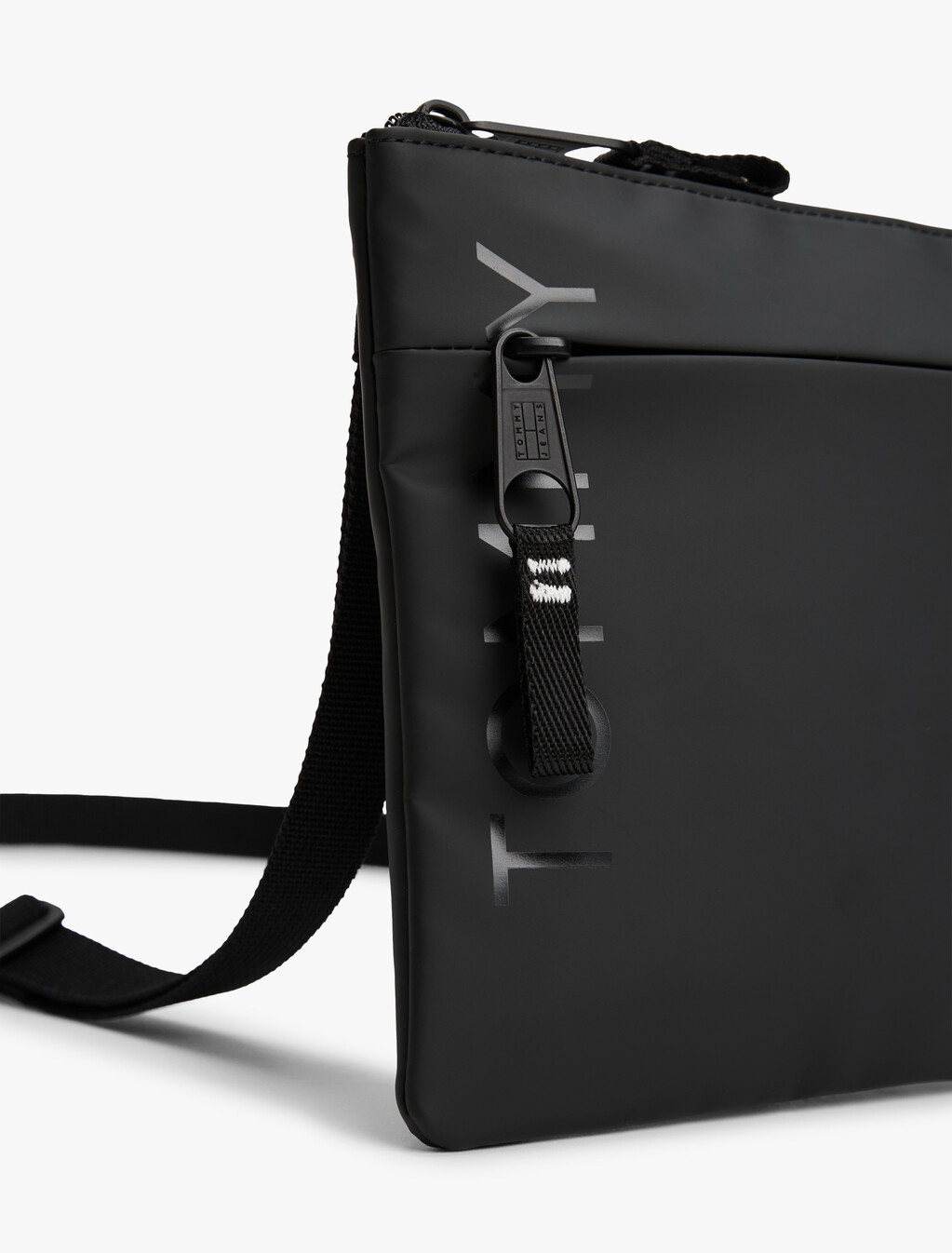 Essential Logo Crossbody Pouch, Black, hi-res