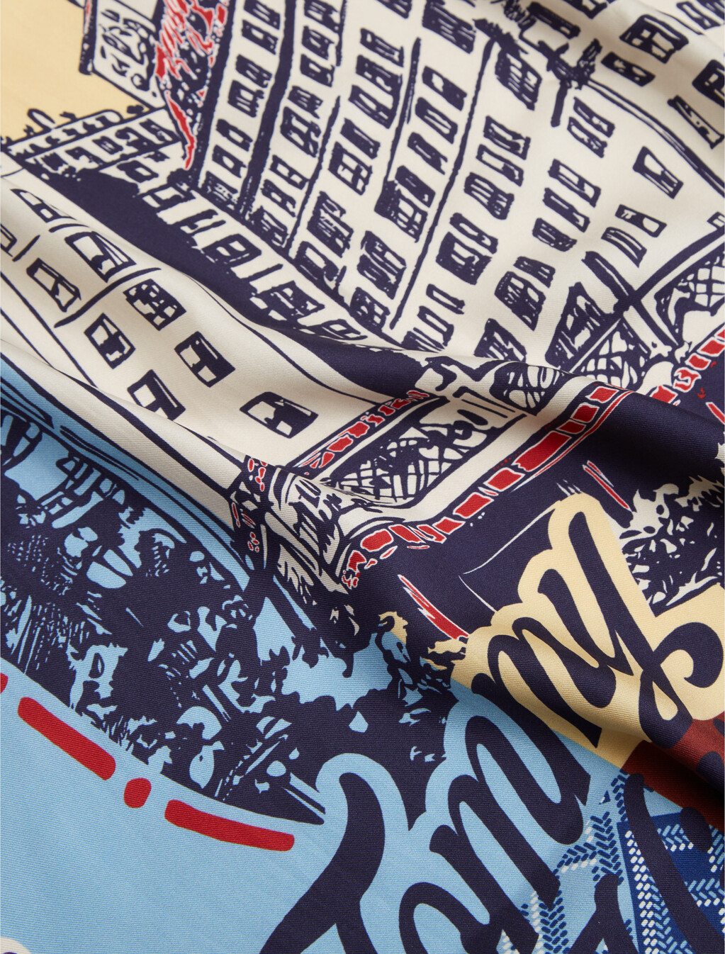 Pure Silk Square Scarf, Print 1, hi-res