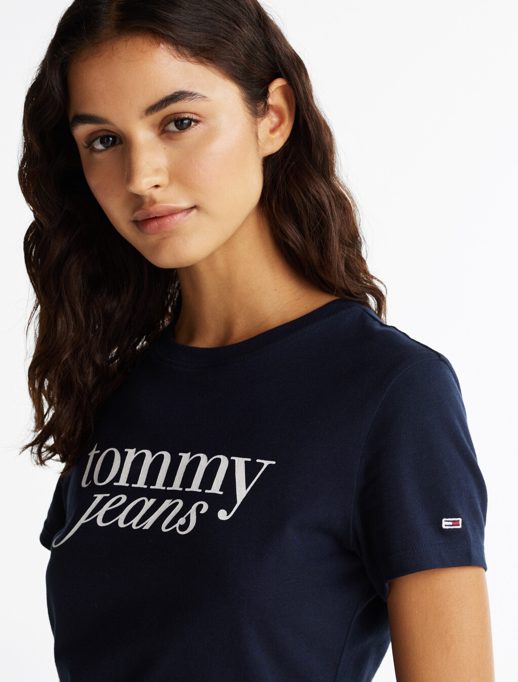 Logo Slim T-Shirt, Dark Night Navy, hi-res