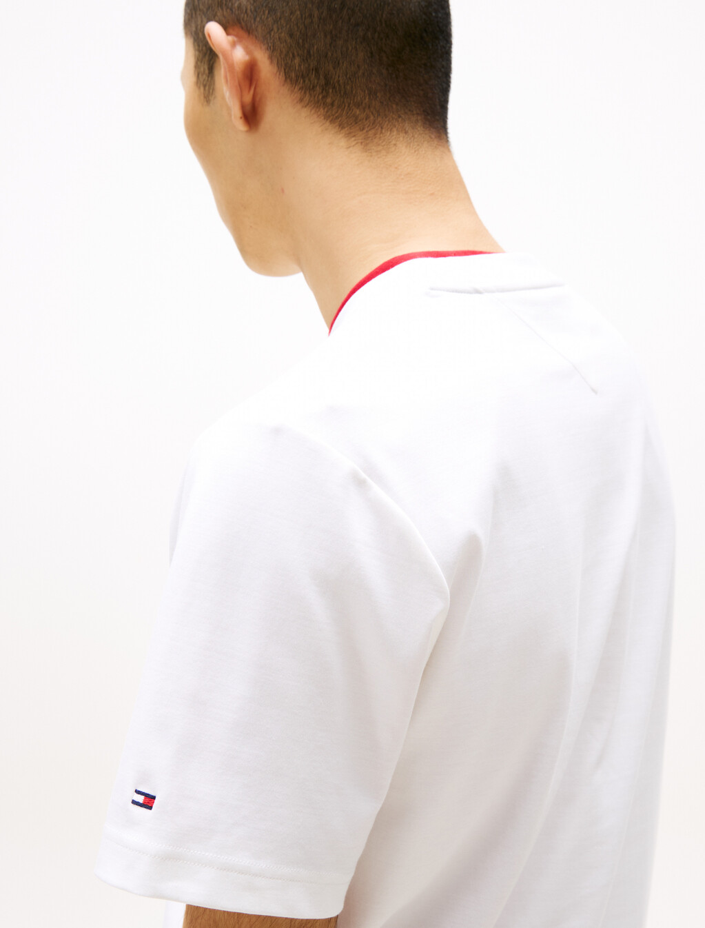 Hilfiger Embossed Logo T-Shirt, White, hi-res