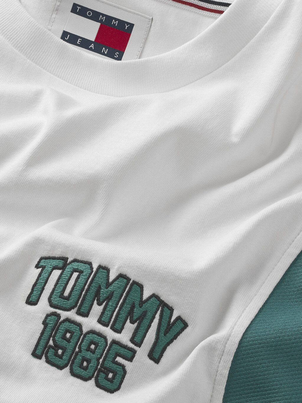 Tommy 1985 Varsity T-Shirt, White, hi-res