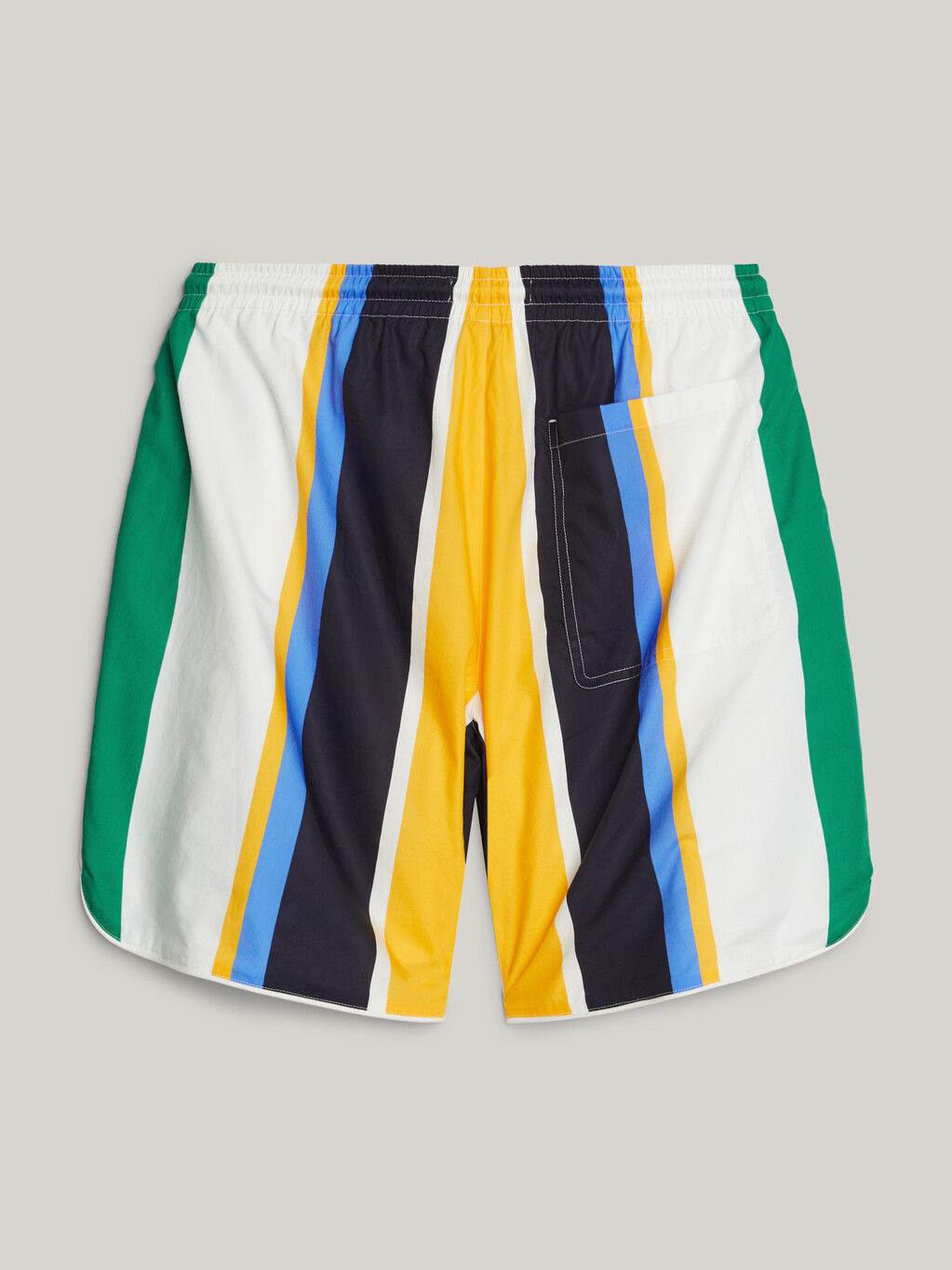 Relaxed Fit Stripe Shorts, Multi Stripe, hi-res