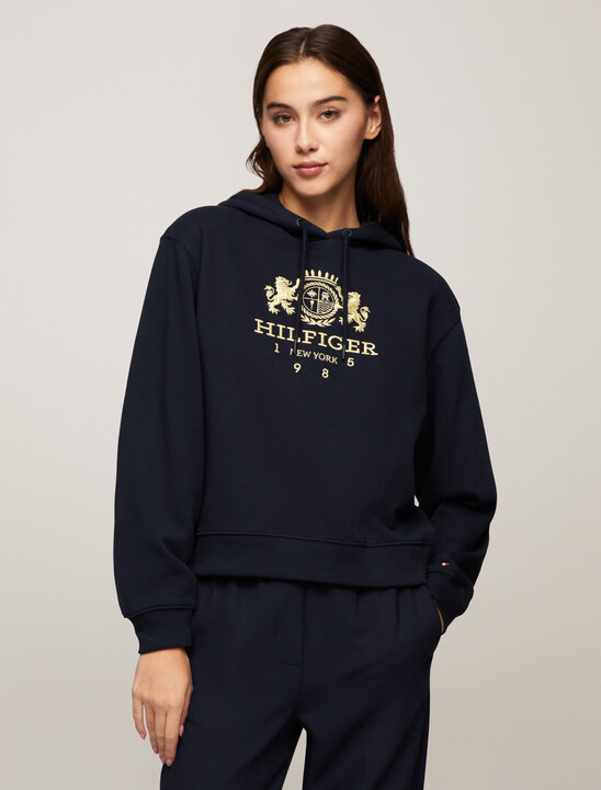 Modern Varsity Crest Hoodie
