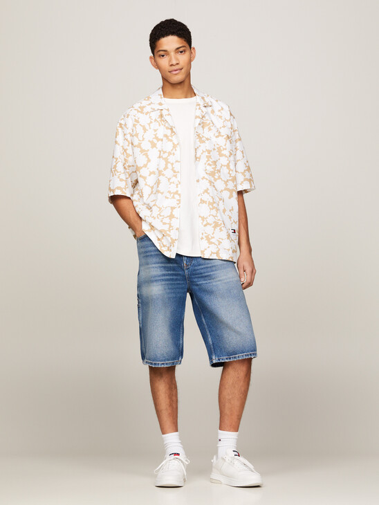 Floral Print Relaxed Short Sleeve Shirt