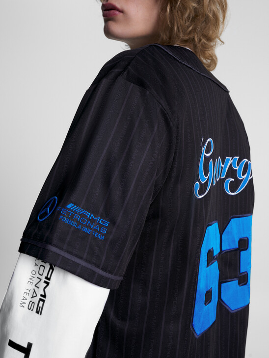 TOMMY X MERCEDES-AMG F1 X AWAKE NY GEORGE RUSSELL BASEBALL SHIRT