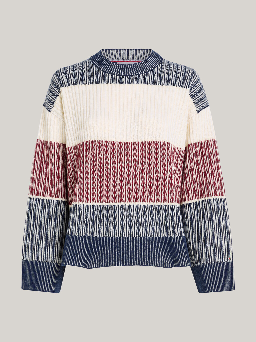 Signature Wool Blend Relaxed Jumper, Desert Sky, hi-res