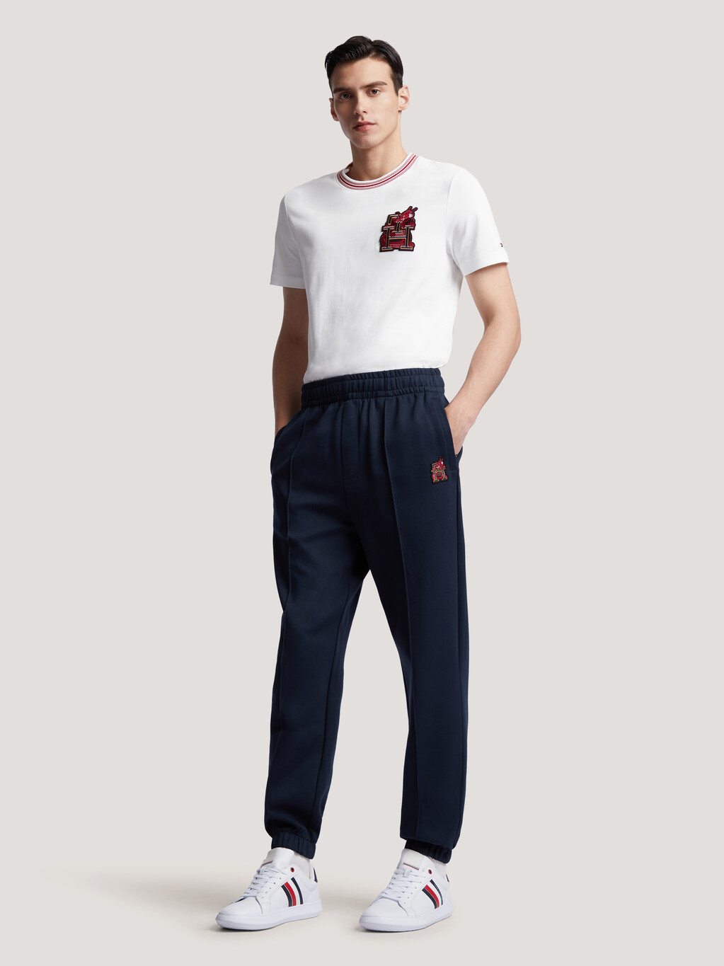 CNY Monogram Sweatpants, Desert Sky, hi-res