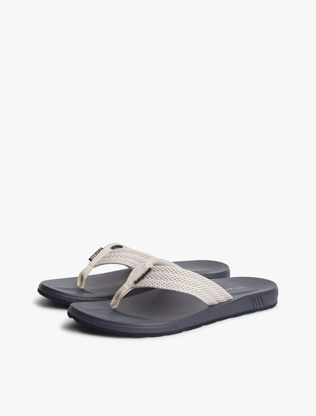 Contoured Footbed Flip-Flops, Classic Stone, hi-res