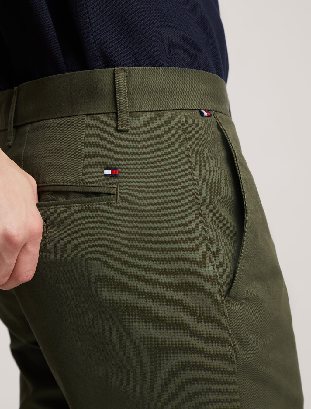 1985 Collection Denton Fitted Chinos, Army Green, hi-res