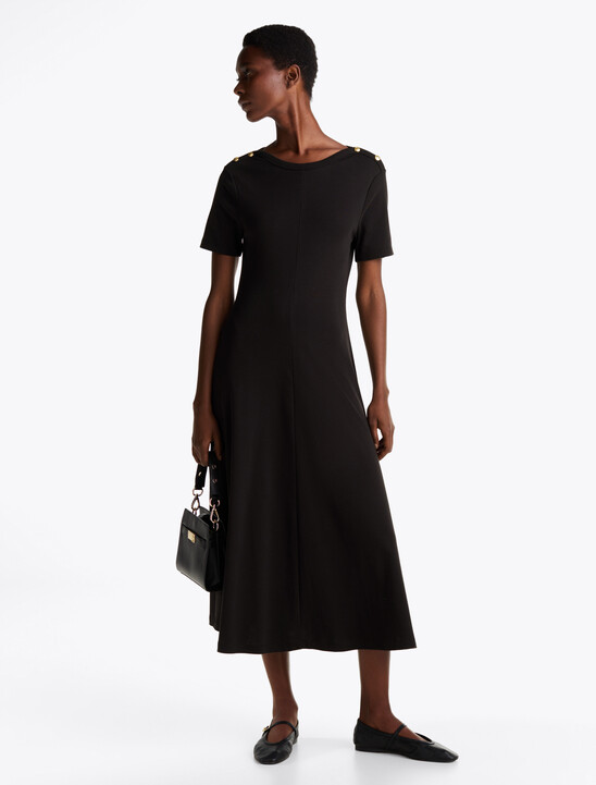 Midi Fit And Flare Dress