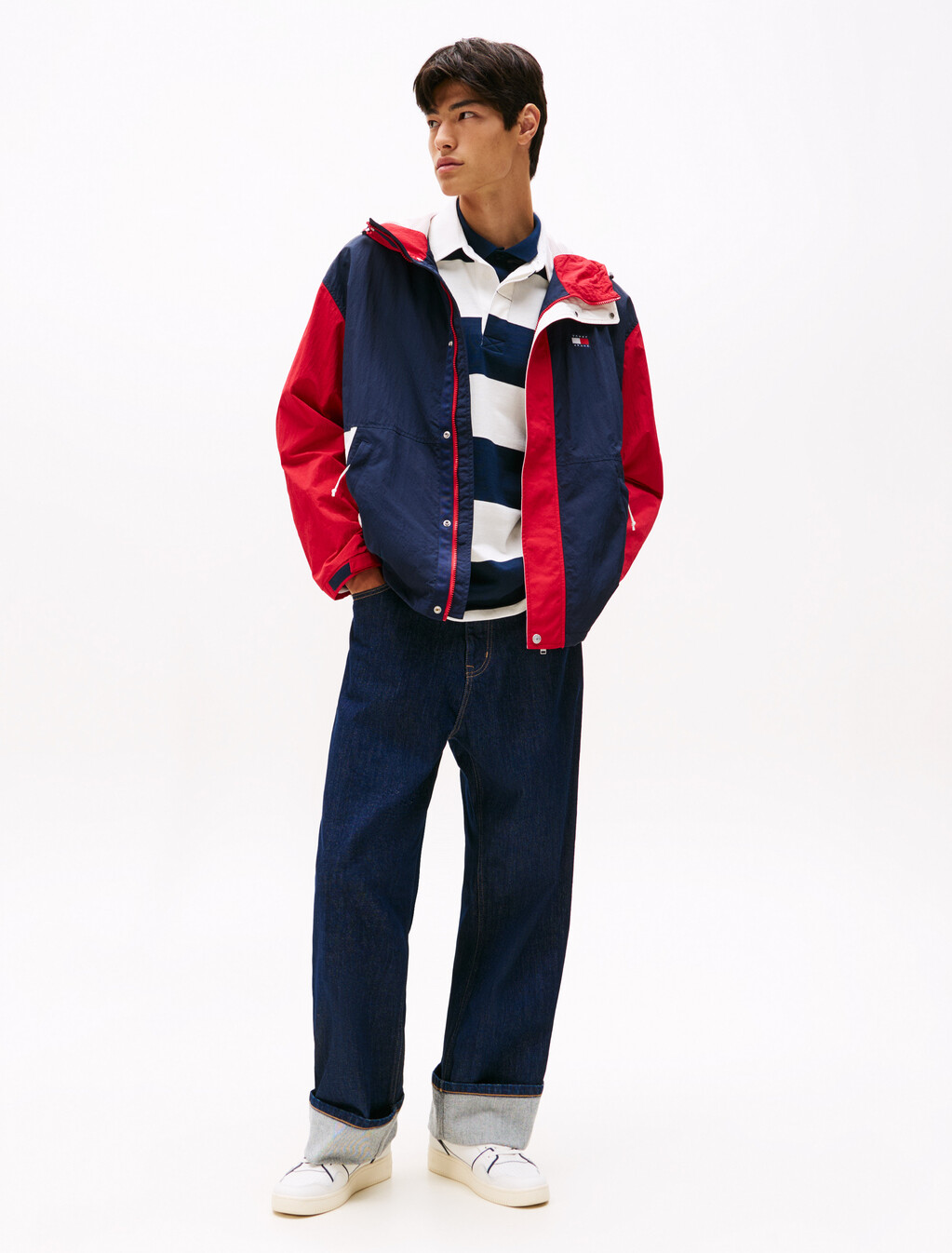 Color Block Sport Jacket, Bohemian Rose / Multi, hi-res