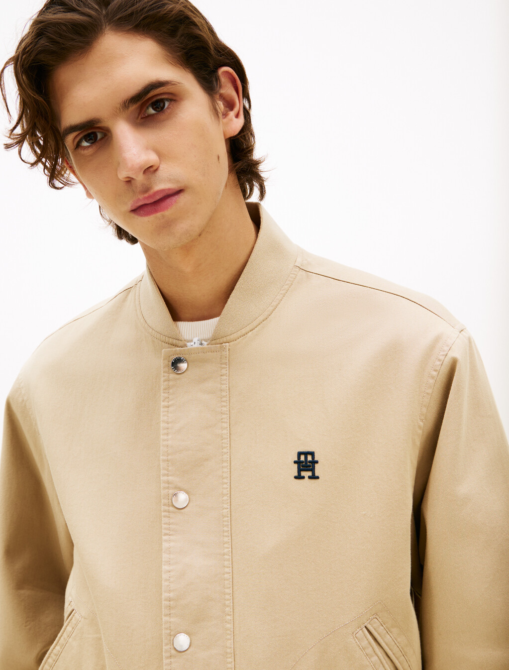 Reversible Bomber Jacket, Sandalwood, hi-res