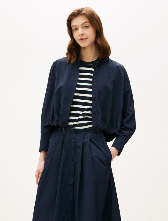 Nylon Blouson Shirt